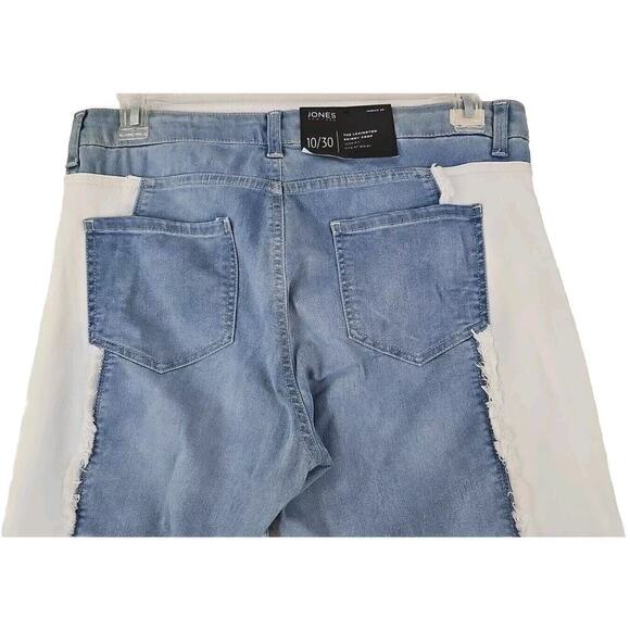 JONES NY~Woman Size 10/30~Blue/White Lexington Skinny Crop Jeans Trend Alert NWT - Picture 10 of 10